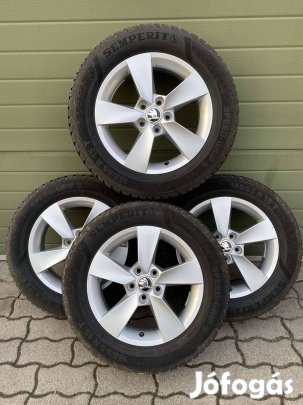 Skoda Fabia 6V gyári kerék szett 185/65R15
