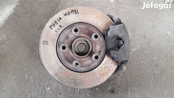 Skoda Fabia Bal Első Csonkállvány Kerékaggyal + Féknyereg