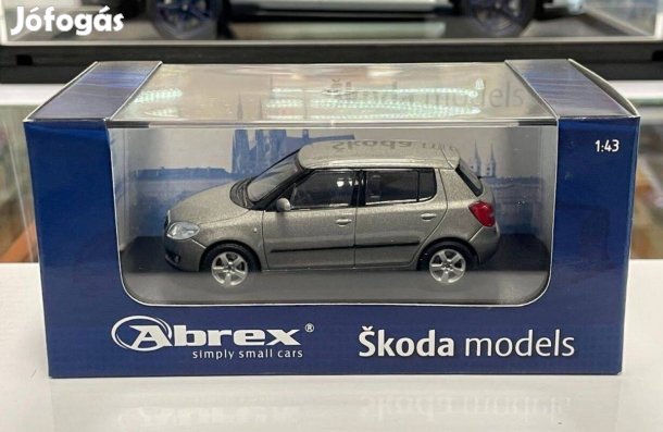 Skoda Fabia II 2007 grey 1:43 1/43 Abrex