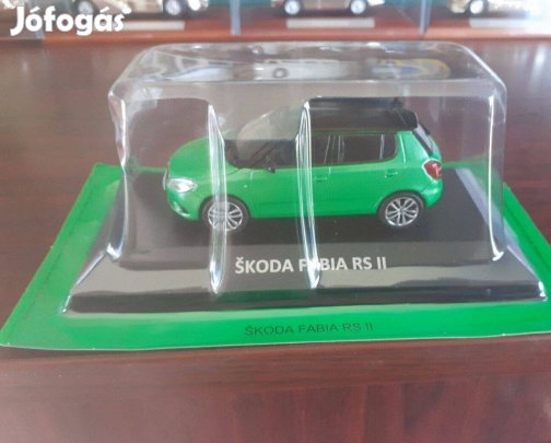 Skoda Fabia II RS kisauto modell 1/43 Eladó
