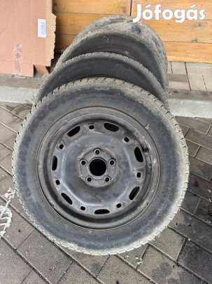Skoda Fabia I. 5J×14 ET 35 gyári lemezfelni garnitúra eladó