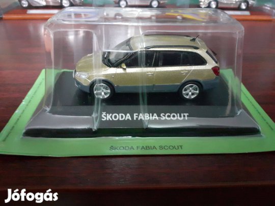 Skoda Fabia Scout kisauto modell 1/43 Eladó