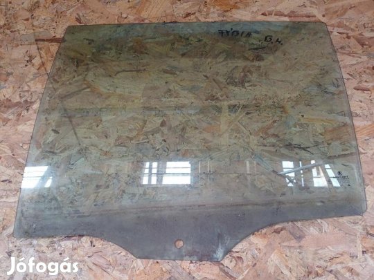 Skoda Fabia (1999-2007) Bal Hátsó Ajtó Üveg