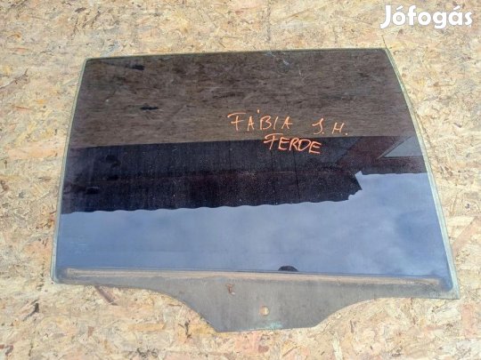 Skoda Fabia (1999-2007) Jobb Hátsó Ajtó Üveg