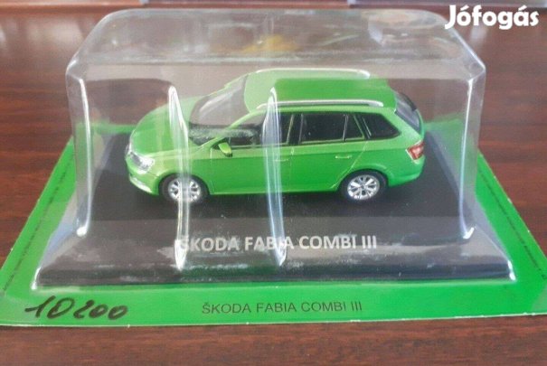 Skoda Fabia combi III kisauto modell 1/43 Eladó