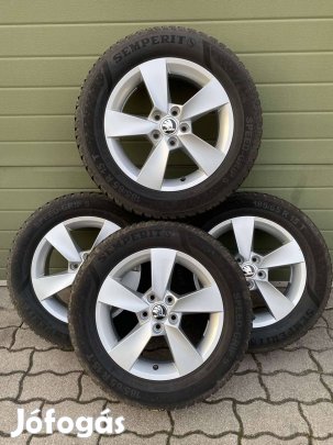 Skoda Fabia mk4 gyári alufelni szett 185:65R15