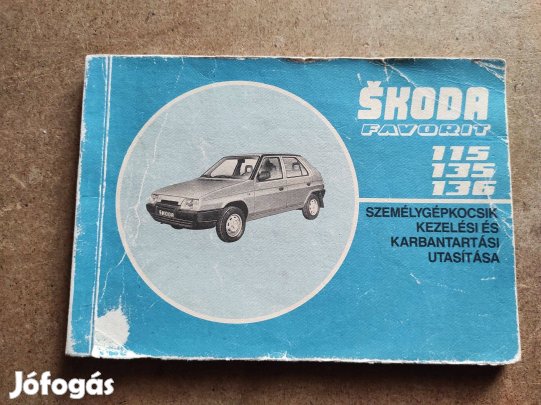 Skoda Favorit 115, 135, 136 kezelési útmutató