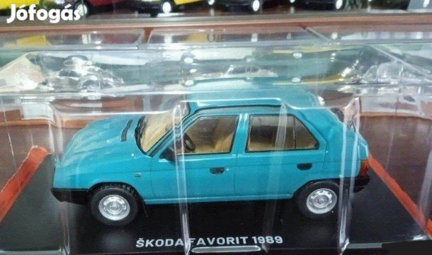 Skoda Favorit "Hachette" kisauto modell 1/24 Eladó