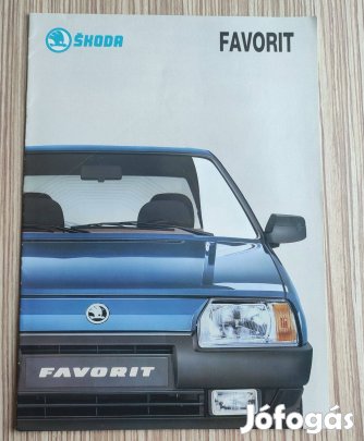 Skoda Favorit magyar prospektus, katalógus
