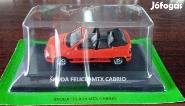 Skoda Felicia MTX cabrio kisauto modell 1/43 Eladó