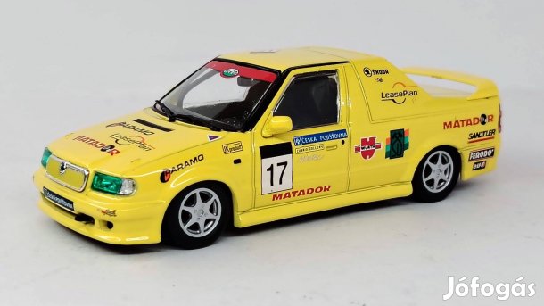 Skoda Felicia Pick-up Racing modellautó 1:43 új bontatlan eladó