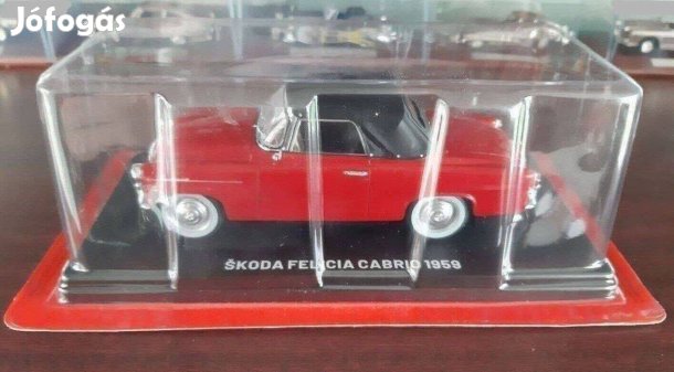 Skoda Felicia cabrio 1959évi kisauto modell 1/24 Eladó