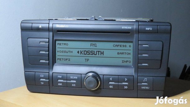 Skoda Octavia 2 Stream gyári cd rádió fejegység