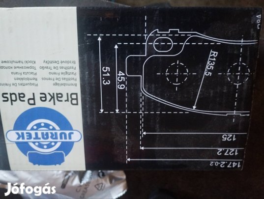 Skoda Octavia 5E Első fékbetét.