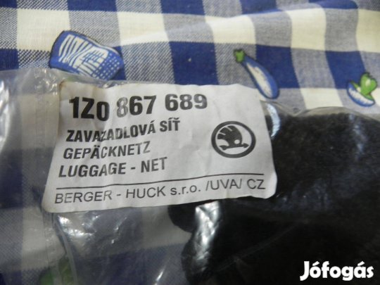 Skoda Octavia II Audi Seat VW eredeti Csomagháló csomagtérháló