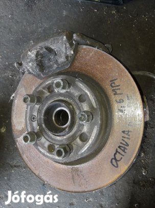 Skoda Octavia II Bal Első Csonkállvány Kerékaggyal + Féknyereg + ABS