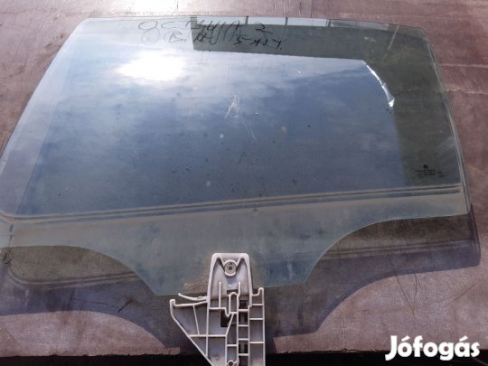 Skoda Octavia II Bal Hátsó Lejáró Ablaküveg