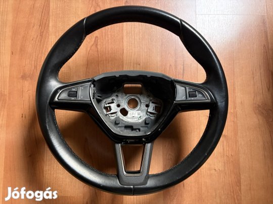 Skoda Octavia Superb Fabia Kodiaq Karoq bőr multi kormány