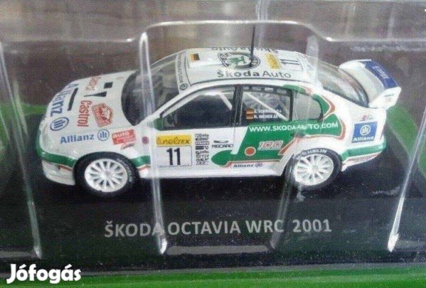 Skoda Octavia WRC 2001 kisauto modell 1/43 Eladó