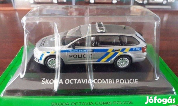 Skoda Octavia combi police kisauto modell 1/43 Eladó