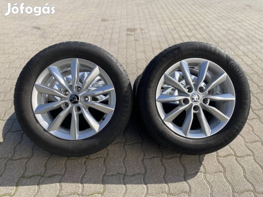 Skoda Octavia gyári 16"-os kerék szett 205/55R16 nyári 