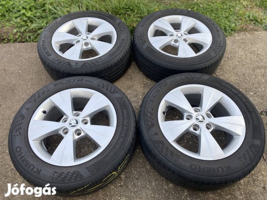 Skoda Octavia gyári 6.5x16" 5x112 alufelni szett 5E3 Velorum