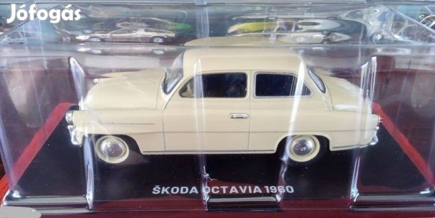 Skoda Oktavia 1960 "lengyel soros" kisauto modell 1/24 Eladó