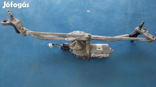 Skoda Roomster Praktik Első Ablaktörlő Motor + Első Ablaktörlő