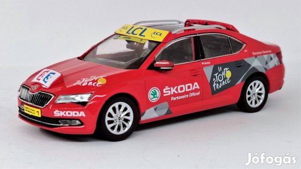 Skoda Superb III Tour de France modellautó 1:43 új bontatlan eladó