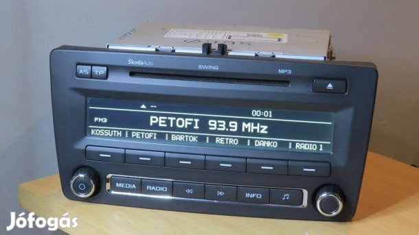 Skoda Swing Octavia gyári cd rádió fejegység