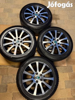 Skoda Yeti alufelni garnitúra gumival együtt eladó