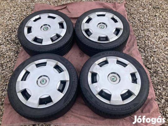 Skoda fabia komplett kerekek 195/50 R15 gumikkal