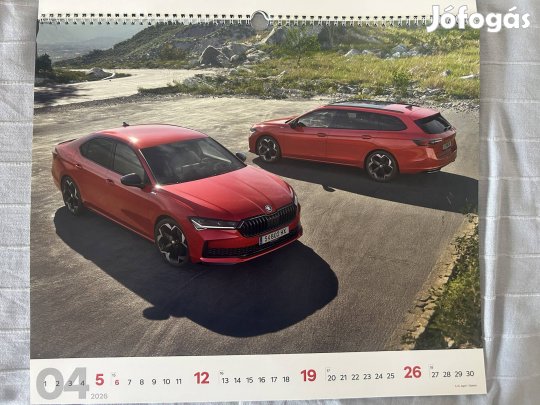 Skoda falinaptár 2026