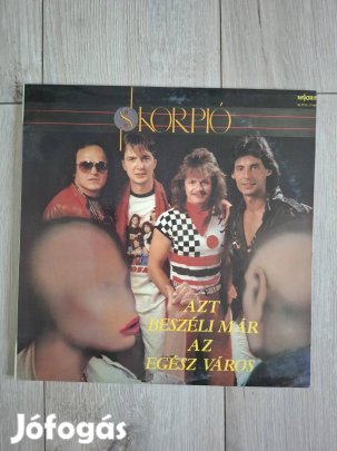 Skorpió bakelit lemez 