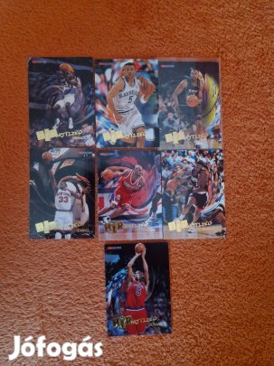 Skybox 1996-97 Hipnotized kosaras kártyák 7db