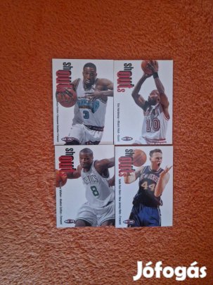 Skybox Hoops 1998-99 Shout Outs kosaras kártyák 4db