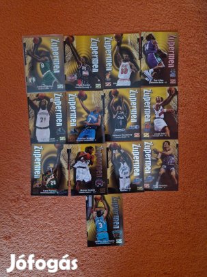 Skybox Z-Force 1997-98 Zupermen kosaras kártyák 13db