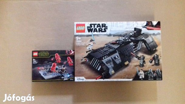 Skywalker kora bontatlan Star Wars LEGO 75266 Sith + 75284 Ren utánvét