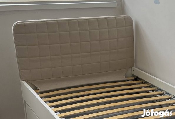 Släkt ágykerethez fejvég párnázott huzattal