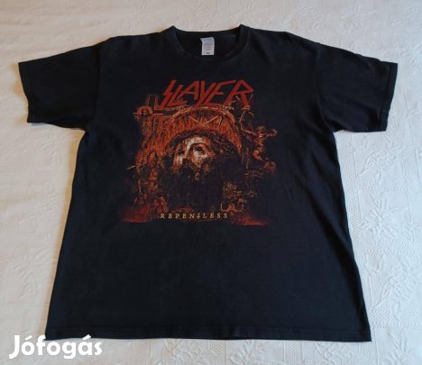 Slayer: Repentless / Amerikai Thrash / Fekete Póló (XL méret)