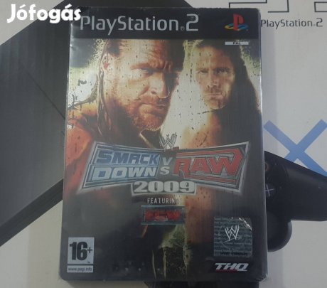 Smack Down vs Raw 2009 Steelbox Edition Playstation 2 eredeti lemez