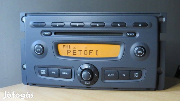 Smart Fortwo 451 gyári cd rádió fejegység