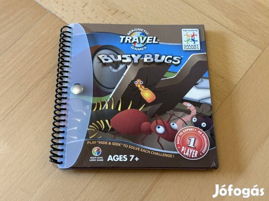 Smart Games Travel Busy Bugs fejlesztő játék demó kibontott
