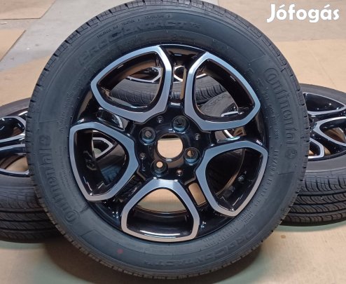 Smart W453 alufelnik 4x100 5-5,5x15 165/65 185/60 R15 nyári gumikkal