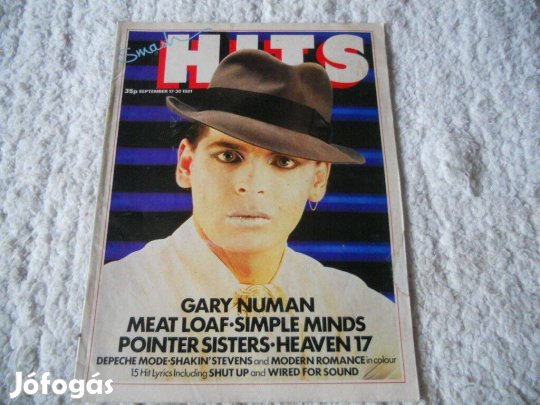 Smash Hits Magazin 1981 szeptember ( Depeche Mode,Simple Minds, Gary N