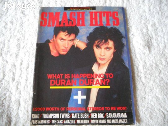 Smash Hits Magazin 1985 Augusztus ( Duran Duran , kate Bush, Madness )