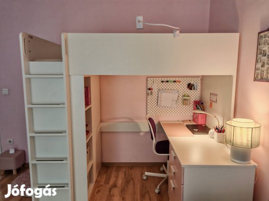 Smastad emeleteságy íróasztallal (3 éves)