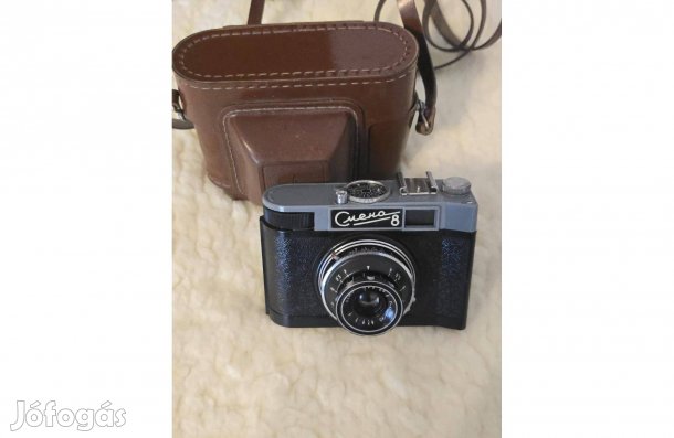 Smena 8 szovjet fényképezőgép,alig használt tokkal 1963