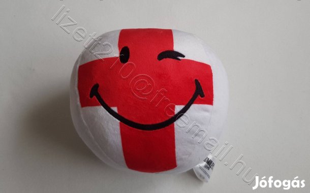 Smiley World zászlós plüss labda új címkés A