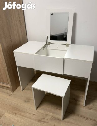Sminkes asztal szett: Asztal + Szék + Új cserelap!